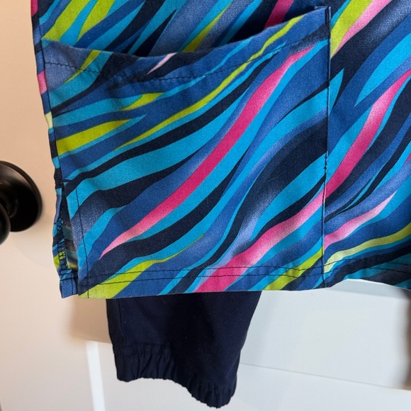 Happy Women's Multicolor Scrub Top - Picture 3 of 10